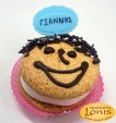 Γλυκές φατσούλες macaron (μακαρόν) για βάφτιση