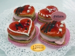 Macaron (μακαρόν) καρδιά για βάφτιση