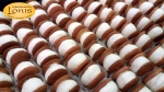 Macaron (μακαρόν) με στέβια και γέμιση βανίλια