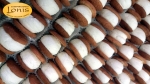 Macaron (μακαρόν) με στέβια και γέμιση βανίλια