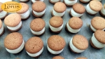 Macaron (μακαρόν) με στέβια και γέμιση βανίλια